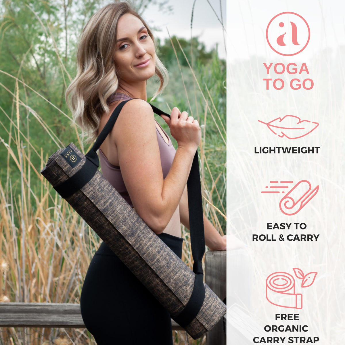 Stretch Now: Earth Fusion Yoga Mat - Natural Jute & Rubber Yoga