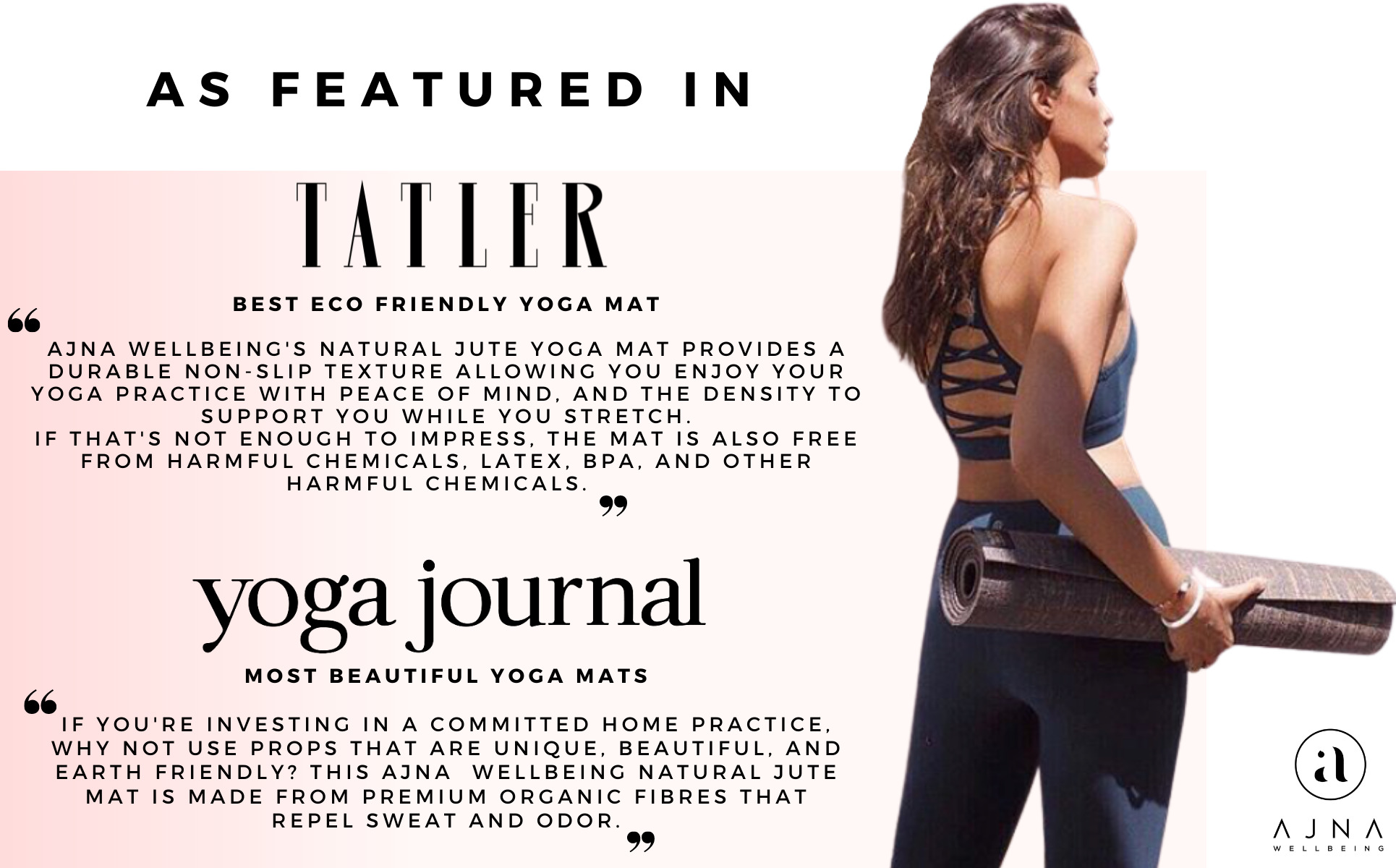 Natural Jute & Polymer Environmental Resin Yoga Mats - Barefoot Yoga Co.